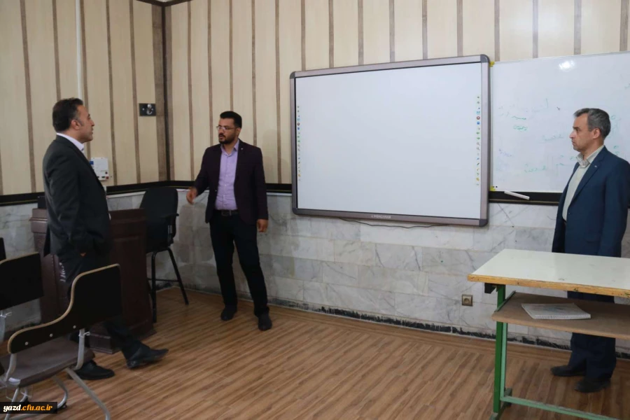 بازدید از پردیس های دانشگاه فرهنگیان استان یزد 4