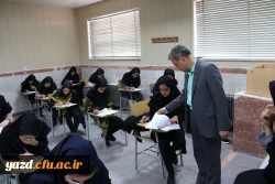 سرپرست دانشگاه فرهنگیان یزد از روند برگزاری امتحانات پردیس های استان بازدید کرد 10