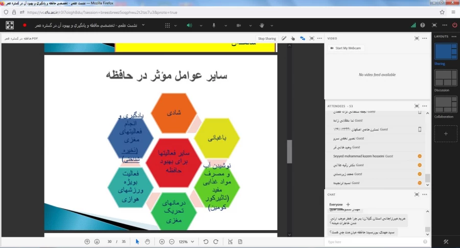 نشست علمی - تخصصی «حافظه، یادگیری و بهبود آن در گستره عمر»  7