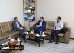 سرپرست دانشگاه فرهنگیان یزد با رئیس بنیاد نخبگان استان دیدار کرد 3