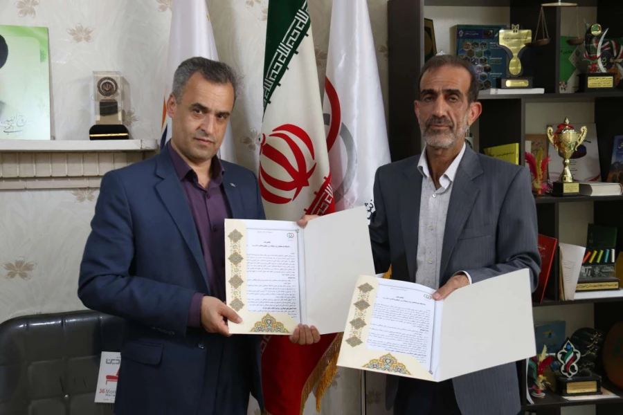 انعقاد تفاهم نامه همکاری بین دانشگاه فرهنگیان یزد و هیات ورزش های همگانی استان 7