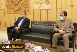 دیدار مدیر دانشگاه فرهنگیان یزد با سرپرست اداره کل نوسازی، توسعه و تجهیز مدارس استان 3