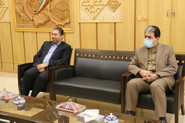 دیدار مدیر دانشگاه فرهنگیان یزد با سرپرست اداره کل نوسازی، توسعه و تجهیز مدارس استان 3
