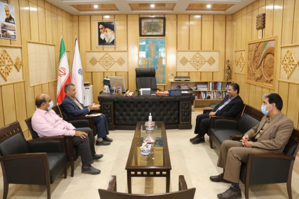 دیدار مدیر دانشگاه فرهنگیان یزد با سرپرست اداره کل نوسازی، توسعه و تجهیز مدارس استان 4