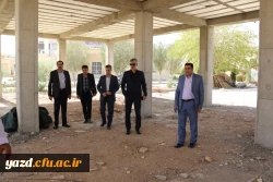 بازدید مسؤولان سازمان مرکزی دانشگاه فرهنگیان از پروژه های عمرانی 3