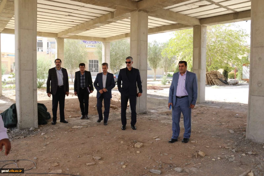 بازدید مسؤولان سازمان مرکزی دانشگاه فرهنگیان از پروژه های عمرانی 3