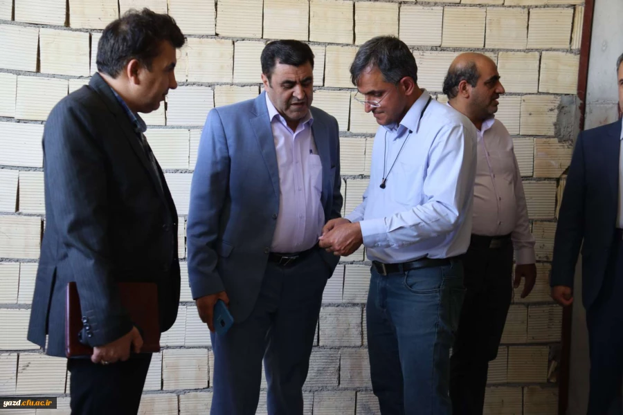 بازدید مسؤولان سازمان مرکزی دانشگاه فرهنگیان از پروژه های عمرانی 4