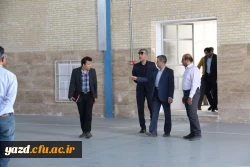 بازدید مسؤولان سازمان مرکزی دانشگاه فرهنگیان از پروژه های عمرانی 7