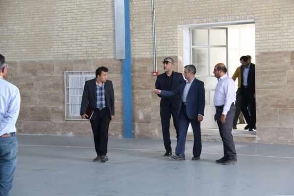 بازدید مسؤولان سازمان مرکزی دانشگاه فرهنگیان از پروژه های عمرانی 7