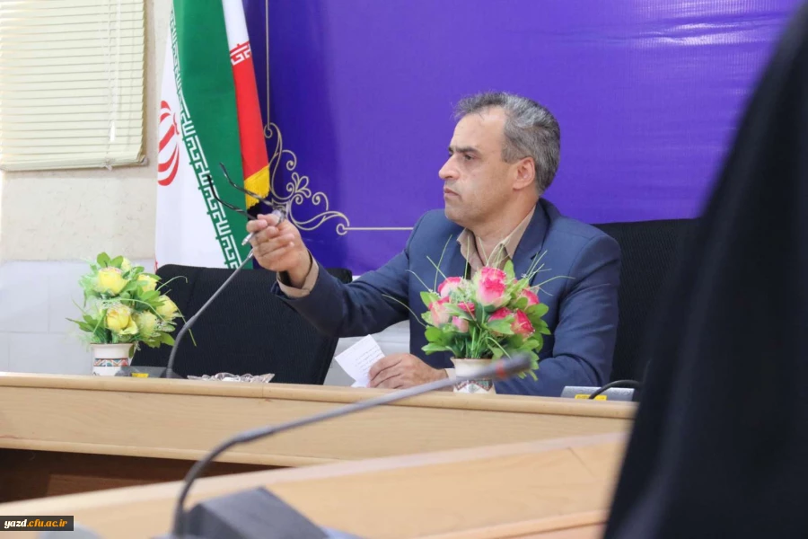 هفتاد و پنجمین جلسه شورای فرهنگی اجتماعی و دانشجویی دانشگاه فرهنگیان یزد 4