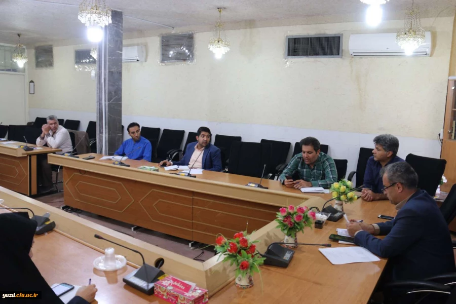 هفتاد و پنجمین جلسه شورای فرهنگی اجتماعی و دانشجویی دانشگاه فرهنگیان یزد 5