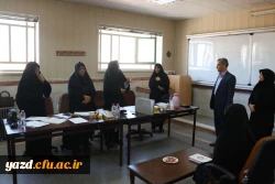 مدیر امور پردیس های استان یزد از روند برگزاری مصاحبه داوطلبان ورود به دانشگاه فرهنگیان بازدید کرد 6