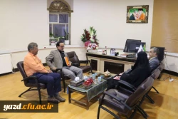 دیدار مسؤولان دانشگاه فرهنگیان یزد با مدیر کل آموزش و پرورش استان 3