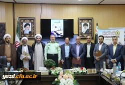 انعقاد تفاهم نامه همکاری بین دانشگاه فرهنگیان یزد و فرماندهی انتظامی استان 3