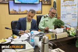 انعقاد تفاهم نامه همکاری بین دانشگاه فرهنگیان یزد و فرماندهی انتظامی استان 6