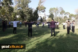 همایش ورزش صبحگاهی کارکنان پردیس شهیدان پاک نژاد دانشگاه فرهنگیان یزد 4