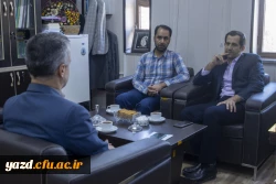 دیدار رئیس بنیاد نخبگان یزد با مدیر امور پردیس های استان 4