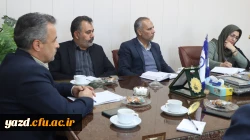مدیرکل آموزش فنی و حرفه ای استان با رئیس دانشگاه فرهنگیان یزد دیدار کرد 3