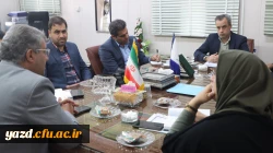 مدیرکل آموزش فنی و حرفه ای استان با رئیس دانشگاه فرهنگیان یزد دیدار کرد 4