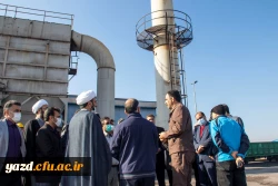 بازدید استادان و کارمندان دانشگاه فرهنگیان یزد از کارخانه گندله سازی اردکان
 4