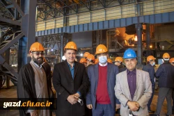بازدید استادان و کارمندان دانشگاه فرهنگیان یزد از کارخانه گندله سازی اردکان
 8