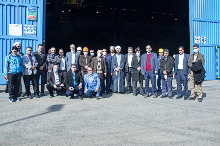 بازدید استادان و کارمندان دانشگاه فرهنگیان یزد از کارخانه گندله سازی اردکان
 10