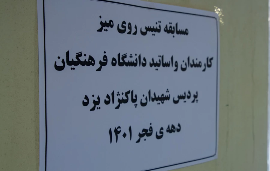 مسابقه تنیس روی میز 8