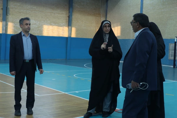 معاون دانشجویی دانشگاه فرهنگیان کشور از پردیس حضرت فاطمه الزهراء (س) یزد بازدید کرد 5