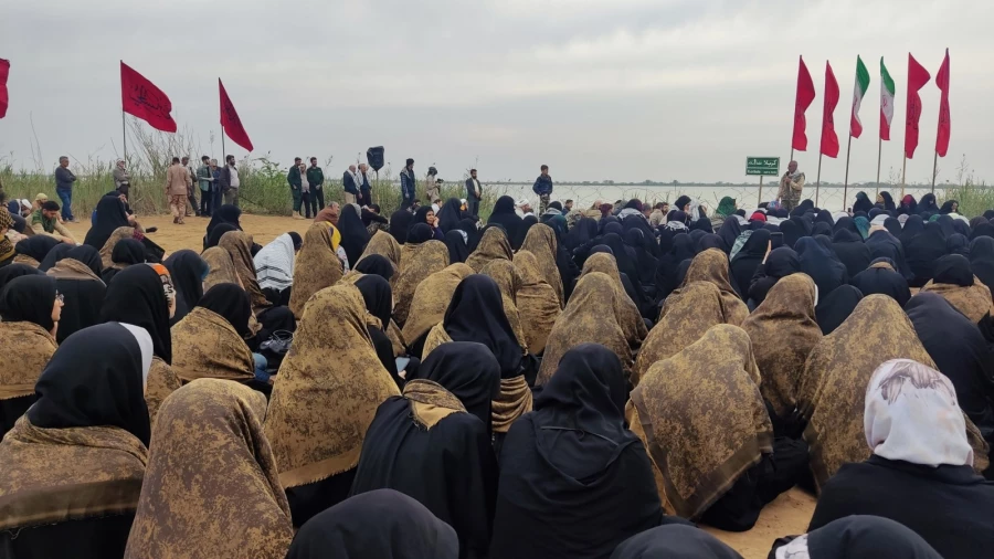 اردوی راهیان نور دانشجومعلمان به مناطق عملیاتی جنگی جنوب کشور 11