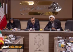 سیزدهمین جلسه شورای مدیریت، نظارت، ارزیابی و توسعه منابع دانشگاه فرهنگیان استان یزد برگزار شد 6