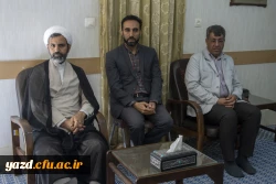 دیدار هیئت رئیسه دانشگاه فرهنگیان یزد با نماینده ولی فقیه و امام جمعه یزد 5