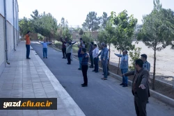 برگزاری پویش سلامتی را قدم بزن در دانشگاه فرهنگیان یزد 8