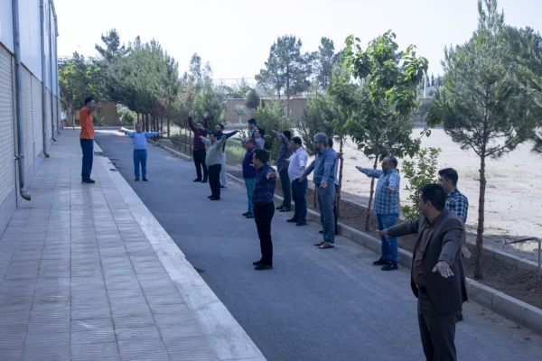 برگزاری پویش سلامتی را قدم بزن در دانشگاه فرهنگیان یزد 8