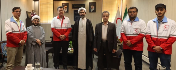 دیدار مدیر امور پردیس های دانشگاه فرهنگیان یزد با مدیرعامل جمعیت هلال احمر استان  3