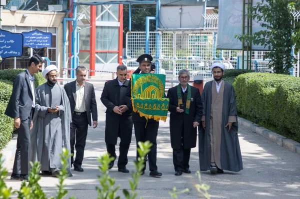 دانشگاه فرهنگیان یزد میزبان پرچم متبرک حرم رضوی شد 4