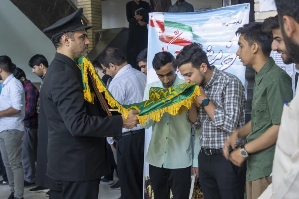 دانشگاه فرهنگیان یزد میزبان پرچم متبرک حرم رضوی شد 10