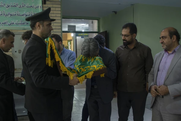 دانشگاه فرهنگیان یزد میزبان پرچم متبرک حرم رضوی شد 13