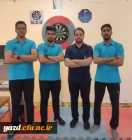 کسب عنوان نایب قهرمانی تیم دارت دانشگاه فرهنگیان یزد 3
