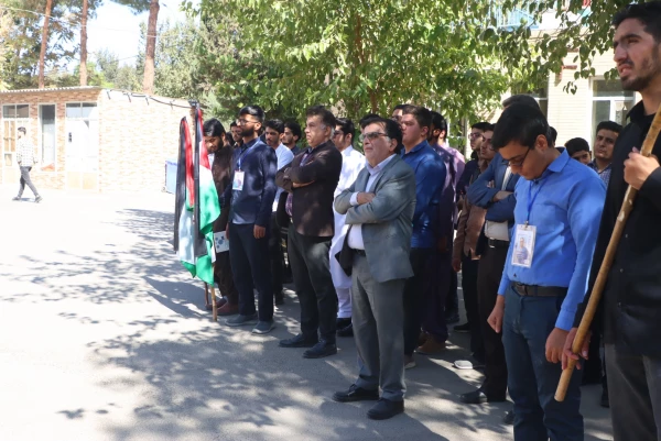 تجمع اعتراضی دانشجومعلمان یزدی در محکومیت جنایات رژیم منحوس صهیونیستی 10