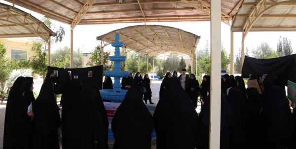 تجمع اعتراضی دانشجومعلمان یزدی در محکومیت جنایات رژیم منحوس صهیونیستی 26