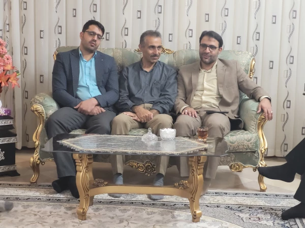 دیدار سرپرست دانشگاه فرهنگیان با رضا قانع مبارکه 3