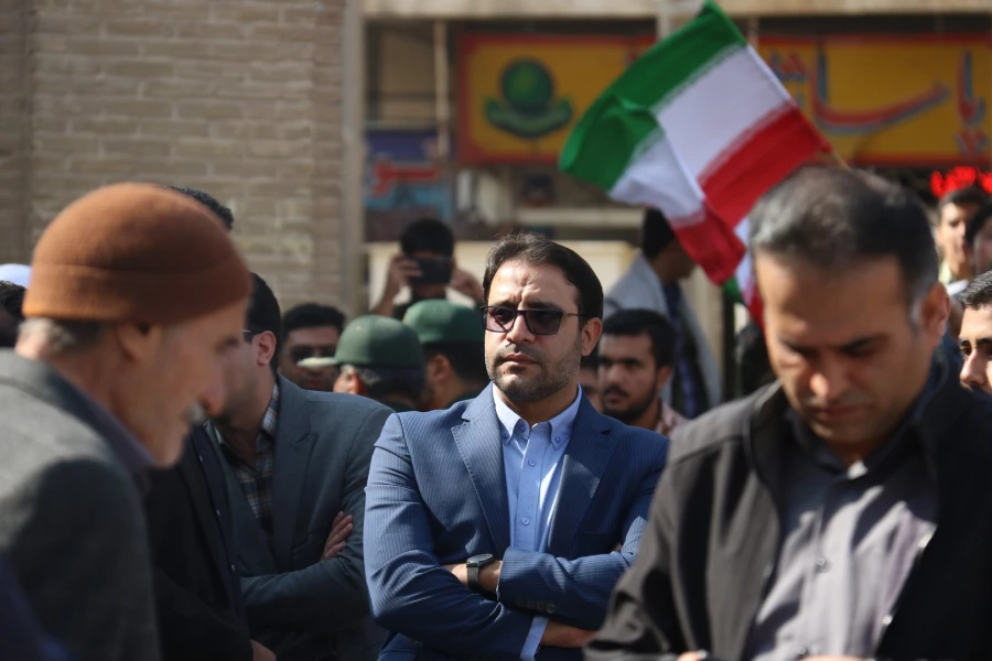 حضور دانشجومعلمان یزدی در راهپیمایی گرامیداشت 13 آبان ماه 14