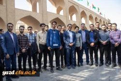 حضور اساتید، دانشجومعلمان و کارکنان دانشگاه فرهنگیان یزد در راهپیمایی گرامیداشت 13 آبان ماه 2