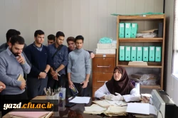 بازدید دانشجومعلمان پردیس شهیدان پاک نژاد از سازمان اسناد و کتابخانه ملی استان  5