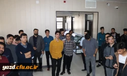 بازدید دانشجومعلمان پردیس شهیدان پاک نژاد از سازمان اسناد و کتابخانه ملی استان  6