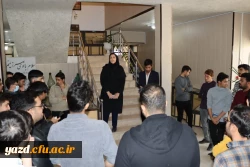 بازدید دانشجومعلمان پردیس شهیدان پاک نژاد از سازمان اسناد و کتابخانه ملی استان  7