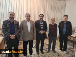 دیدار یلدایی سرپرست دانشگاه با اولین معاون آموزشی تربیت معلم و استاد پیشکسوت دانشگاه فرهنگیان استان یزد 8