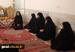 دیدار مسوولان دانشگاه فرهنگیان یزد با مادر بزرگوار 4 شهید دفاع مقدس  4