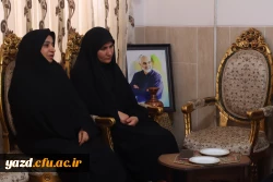 دیدار مسوولان دانشگاه فرهنگیان یزد با مادر بزرگوار 4 شهید دفاع مقدس  8