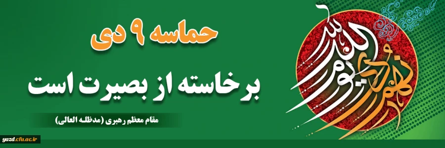 حماسه 9 دی برخاسته از بصیرت است 2